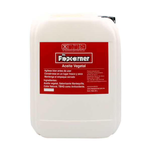 Aceite para Palomitas 20 L
